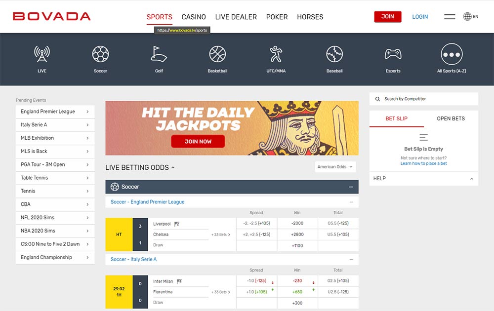 Bovada Sportsbook